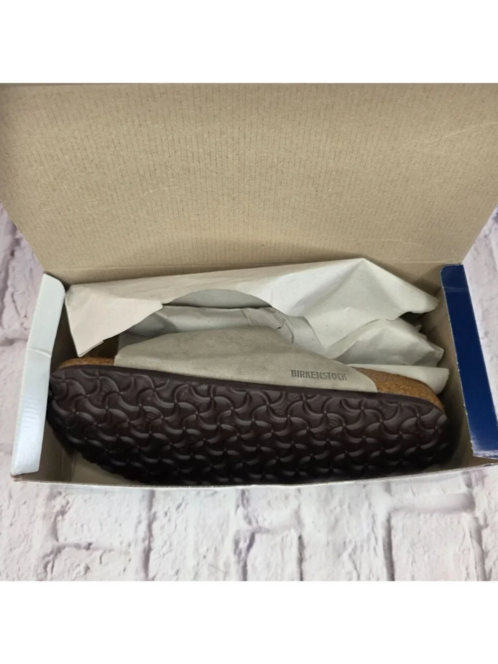 Birkenstock Zurich Sandals Mens Size 43 M10 Taupe Suede Leather New In Box